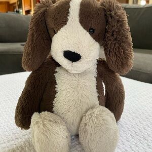 Jellycat Brown and Cream Stuffed Dog